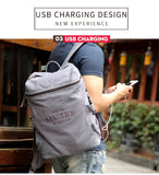 Muzee College Student Rucksack USB Laptop