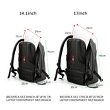 Tigernu Anti-Thief Anti-Diebstahl USB 14" 17" Laptop Rucksack